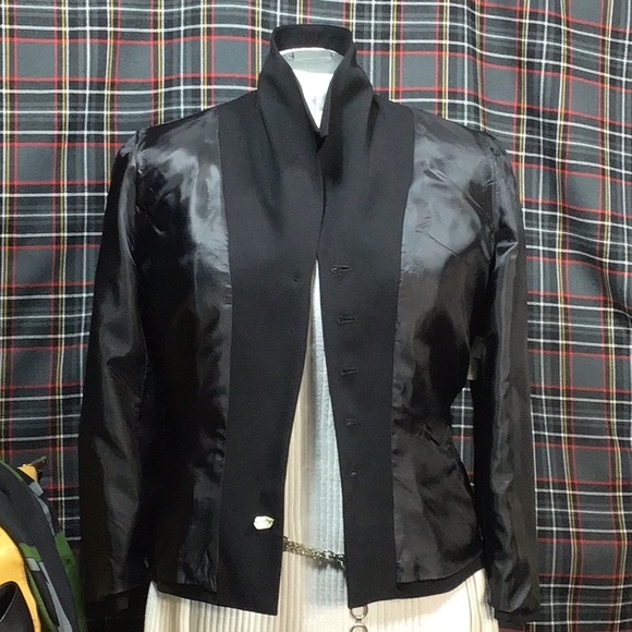 ⚜️ SAVILLE ‘Suit’ Black Jacket and Knee Length Skirt with Pockets - Picture 8 of 12